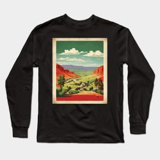 Goulburn Australia Vintage Travel Poster Tourism Art Long Sleeve T-Shirt